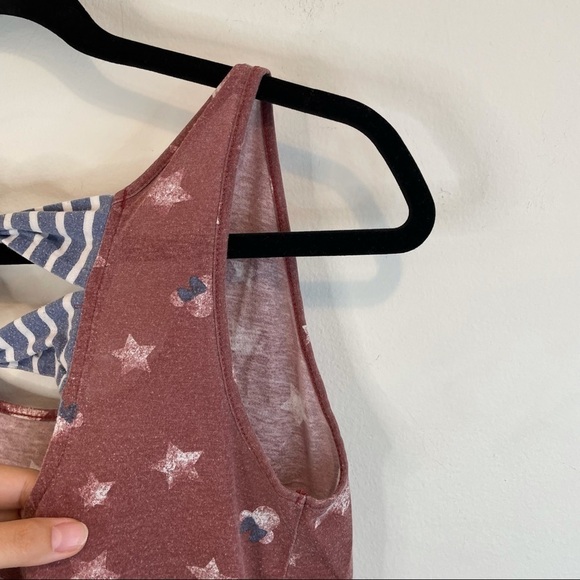 Disney Minnie Mouse American Fourth of July Stars And Stripes Tank Top - Picture 3 of 8